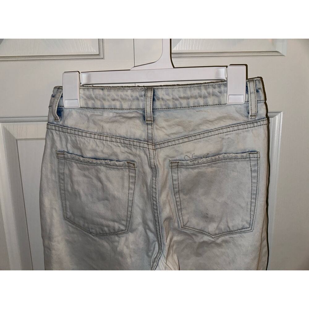Light Wash Vervet Buttonfly Jeans Sz 25, Distressed, Cotton - Picture 4 of 6